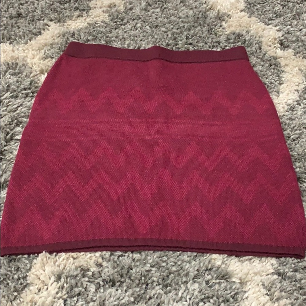 Sweater Mini Skirt, Sz S